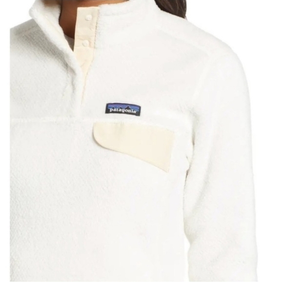 Patagonia Cream Half Zip Fleece Sweater Size XS - Picture 2 of 12